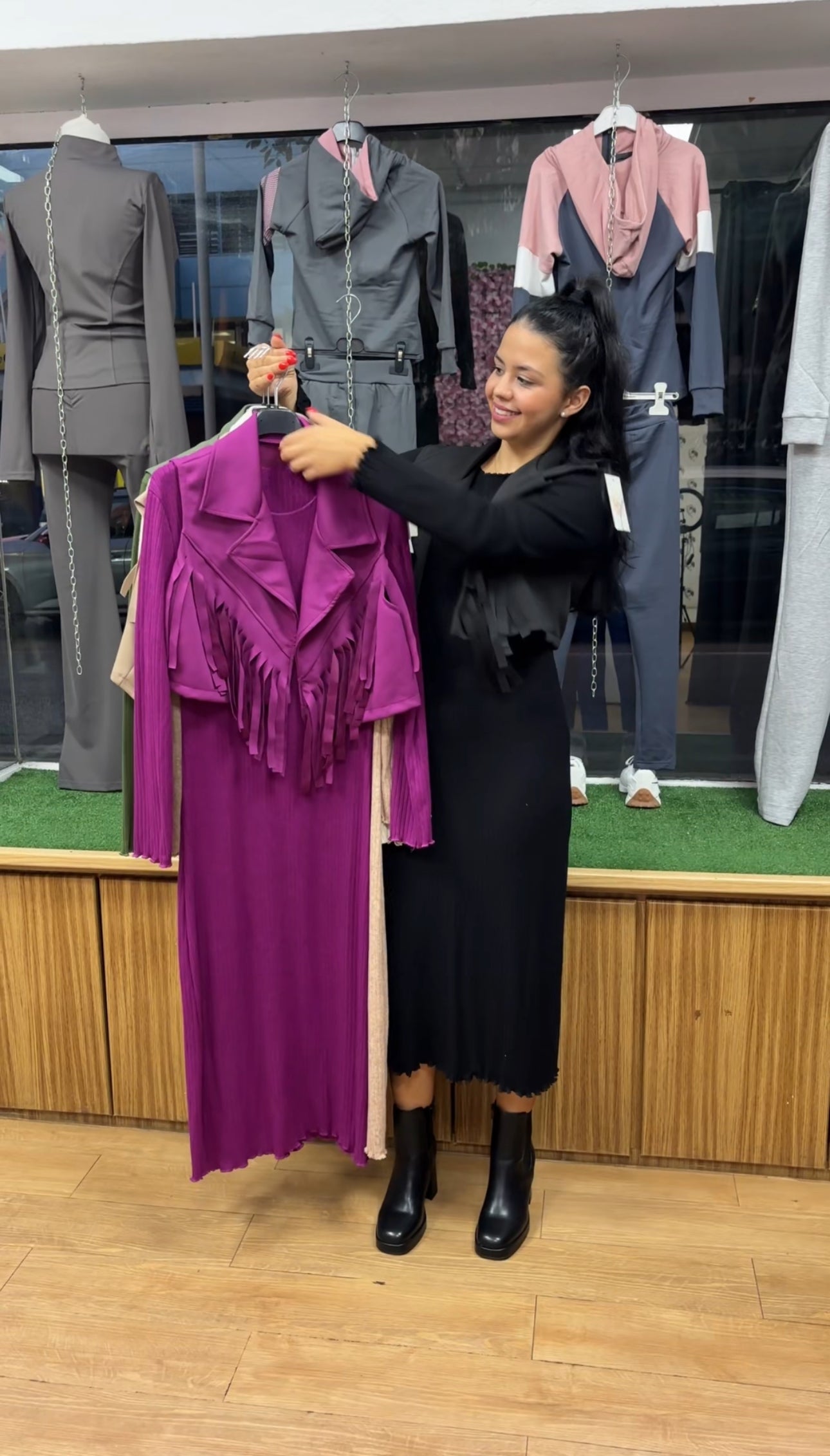 Vestido con chaleco