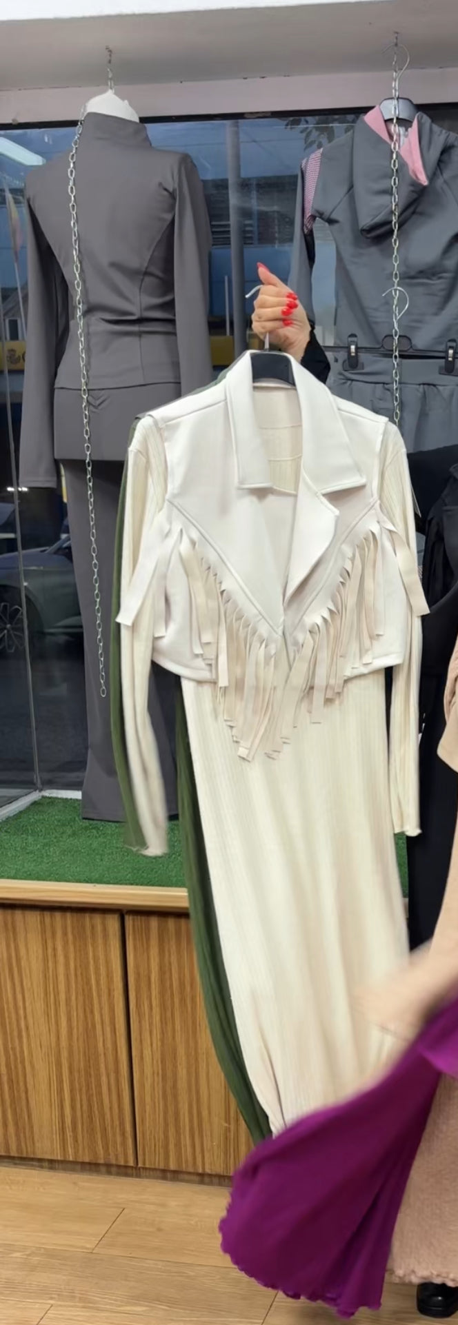 Vestido con chaleco