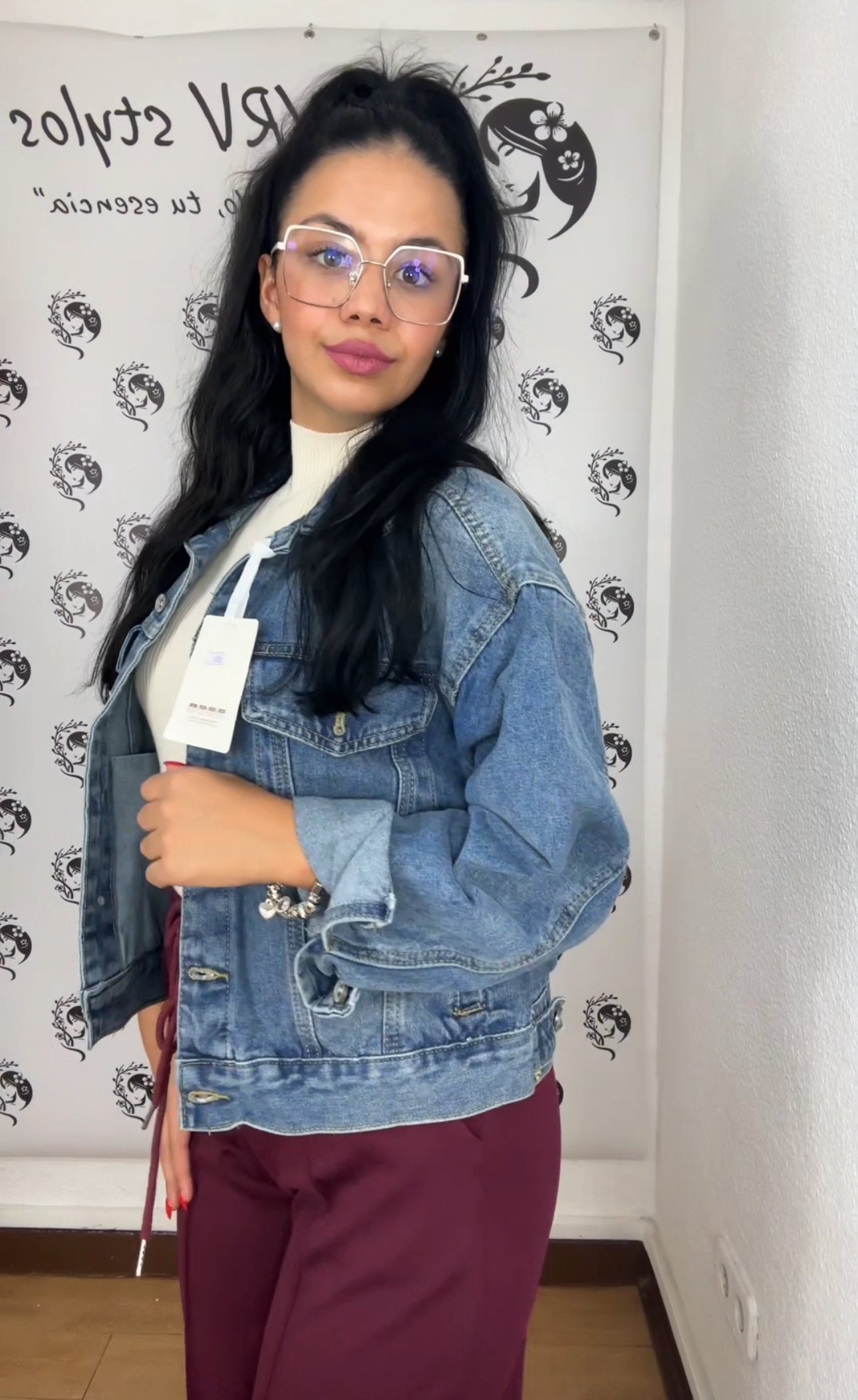 Chaqueta vaquera corta