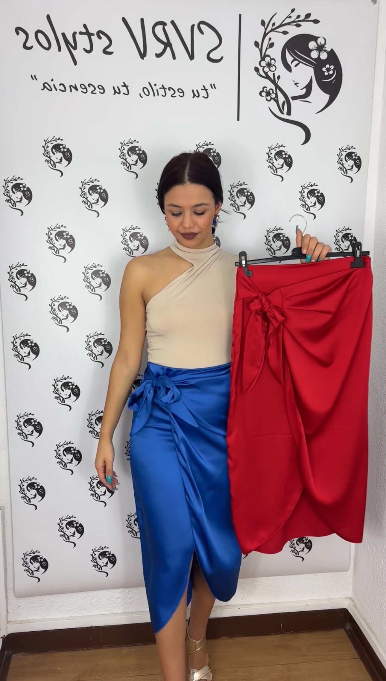 Falda lazo