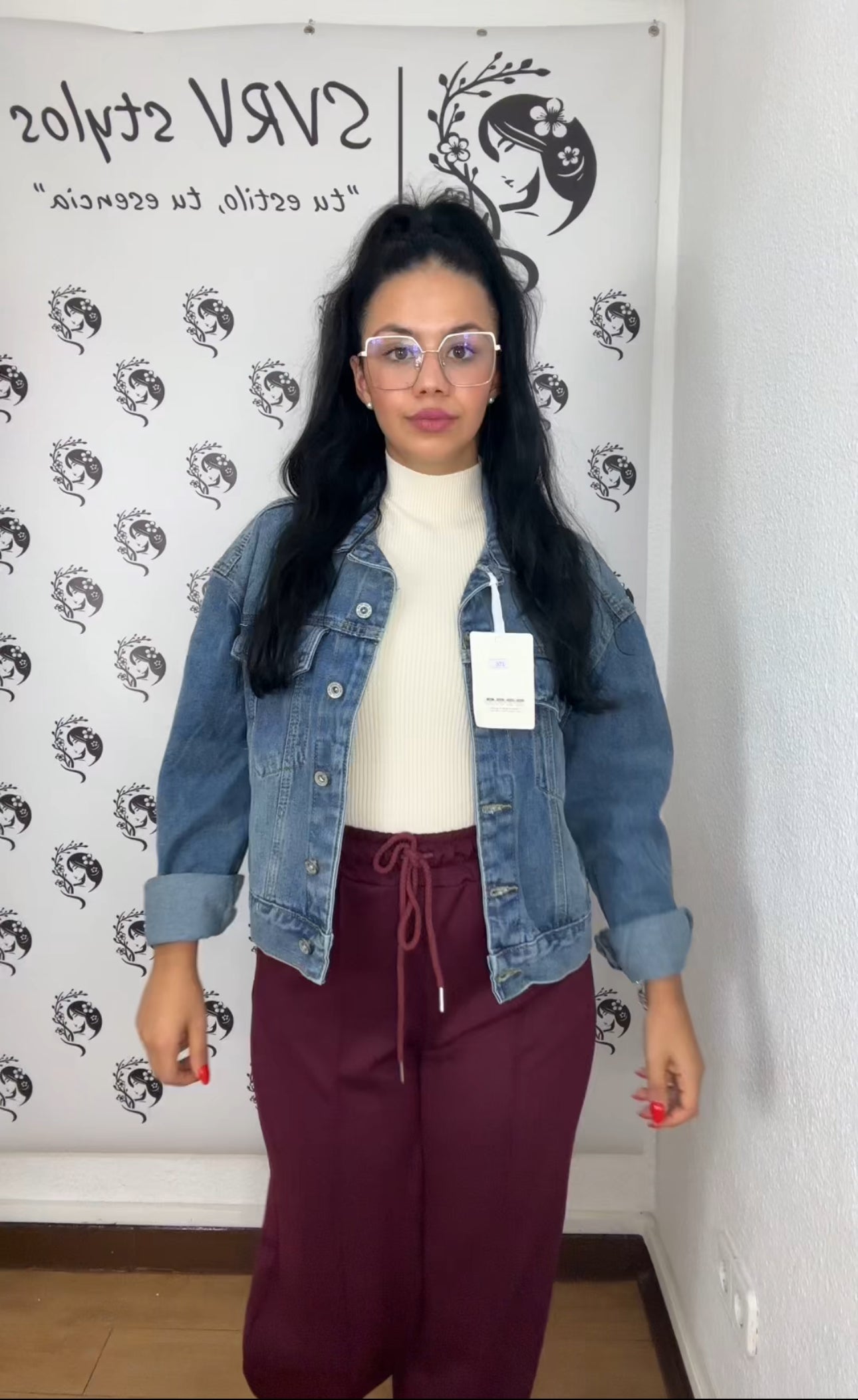 Chaqueta vaquera corta