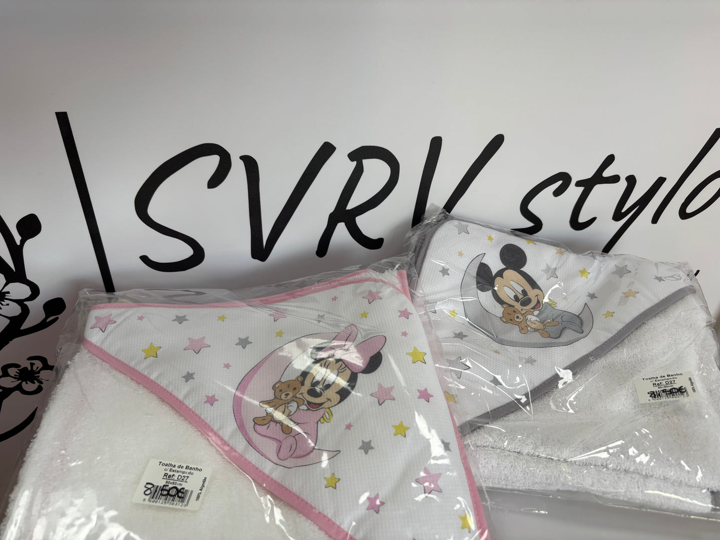 Capas de baño Minnie y mickey