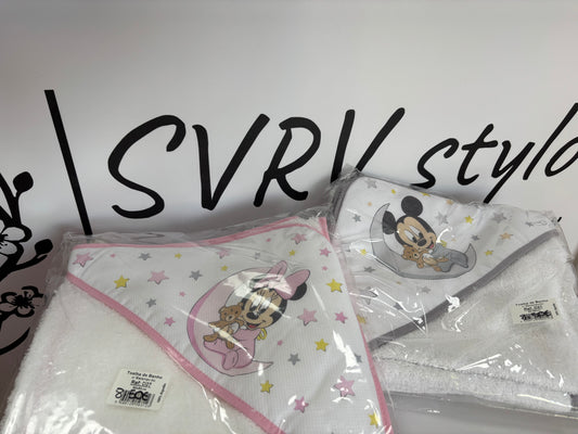 Capas de baño Minnie y mickey