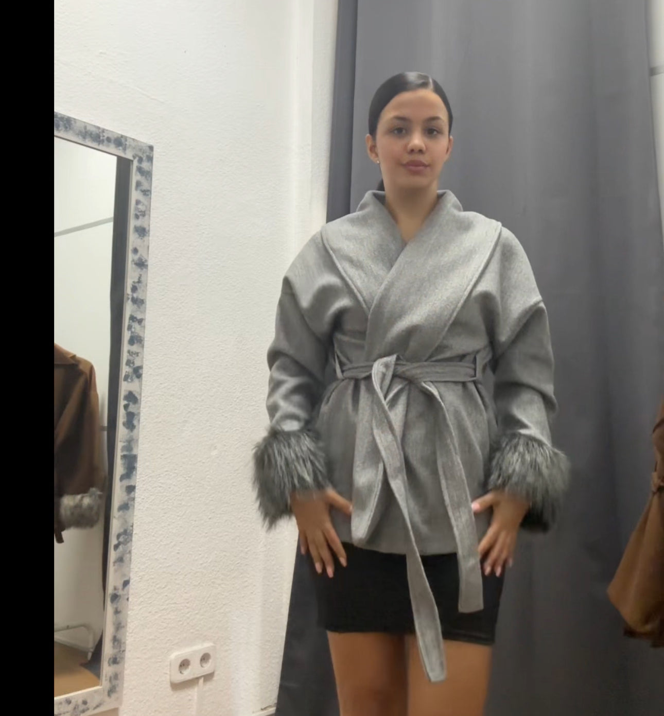 Chaqueta paño pelitos