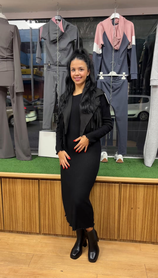 Vestido con chaleco