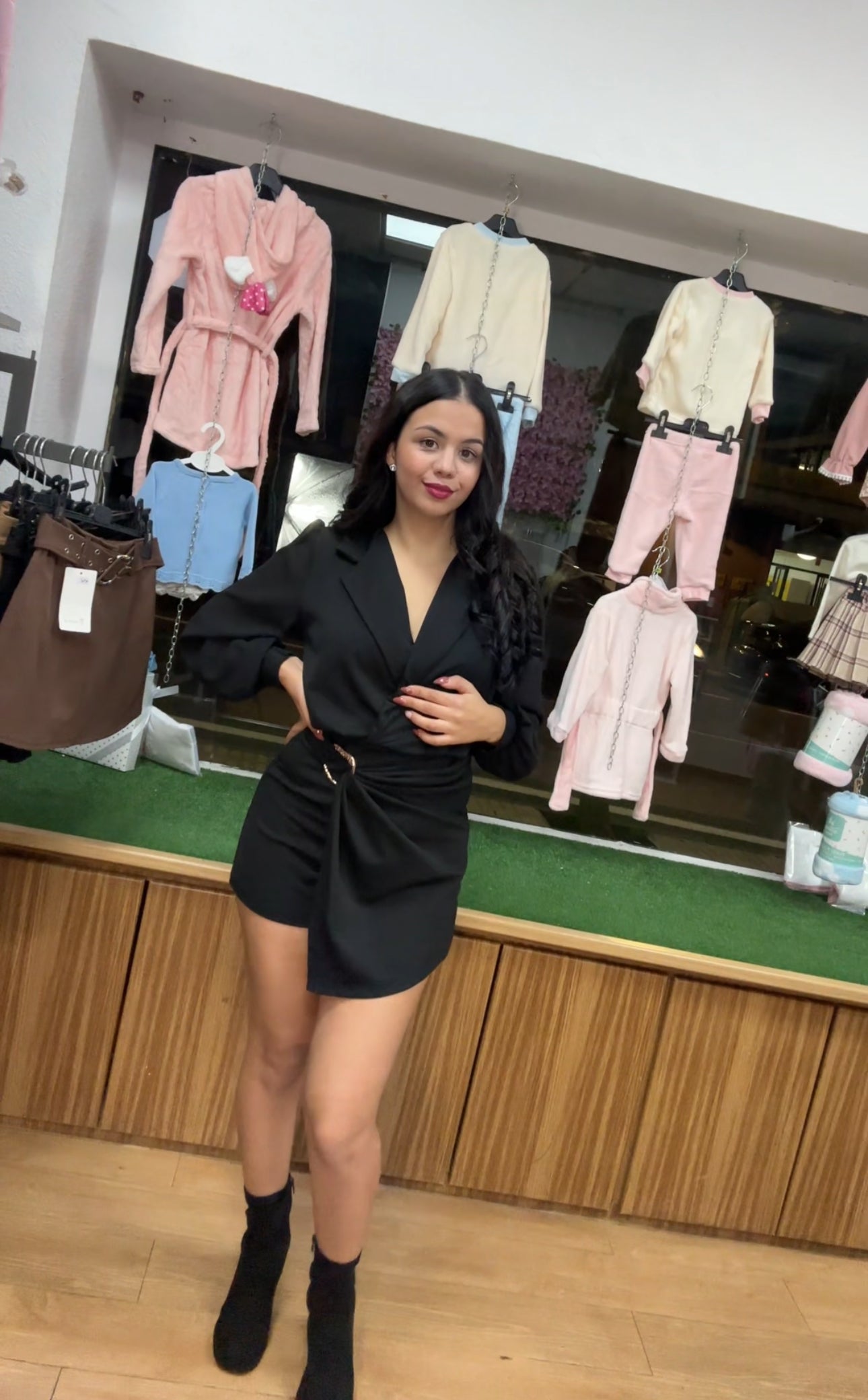 Mono falda pantalón Rosa