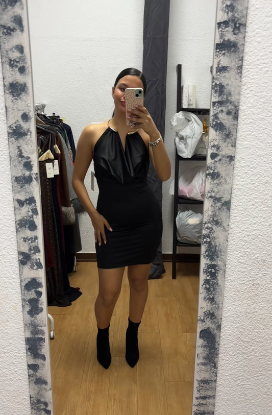 Vestido collar corto 2