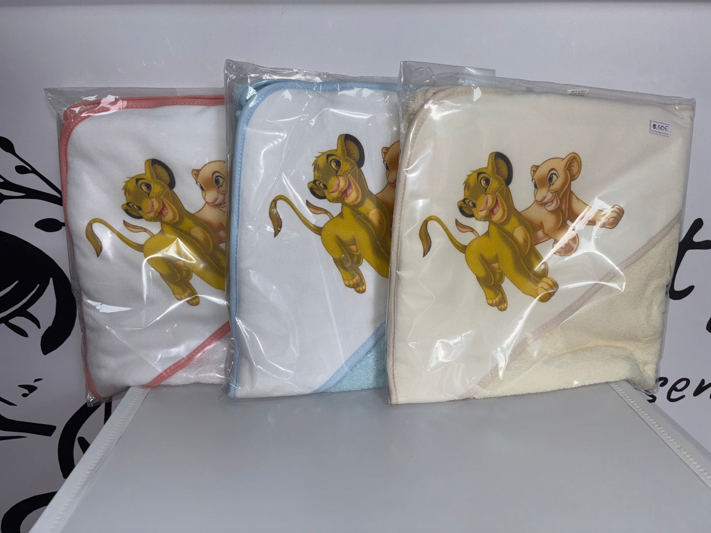 Capa de baño rey león